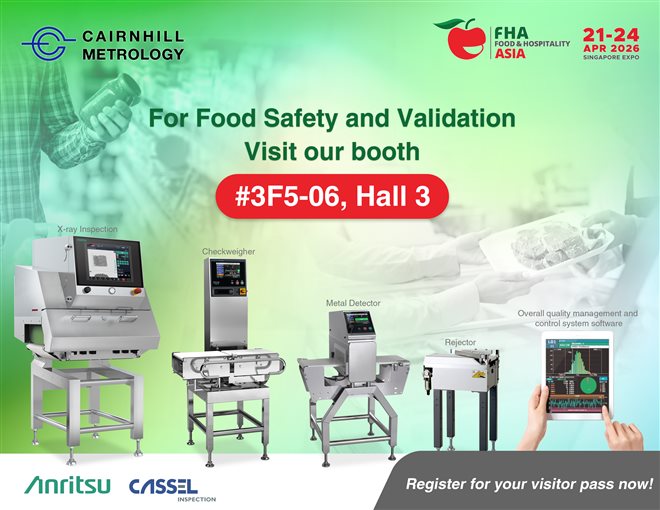 Cairnhill Metrology Booth #3F5-06 @ FHA 2026